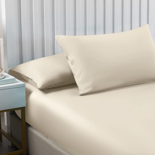 Maples Cream Color Flat Bedsheet